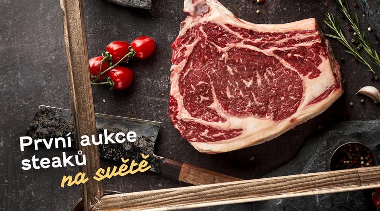První aukce hovězích steaků na světě