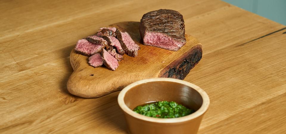 Chuck steak s Chimichurri
